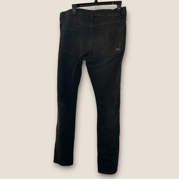 Black distressed pants size 32 by the KOOPLES, Ret. $195 - Picture 5 of 7